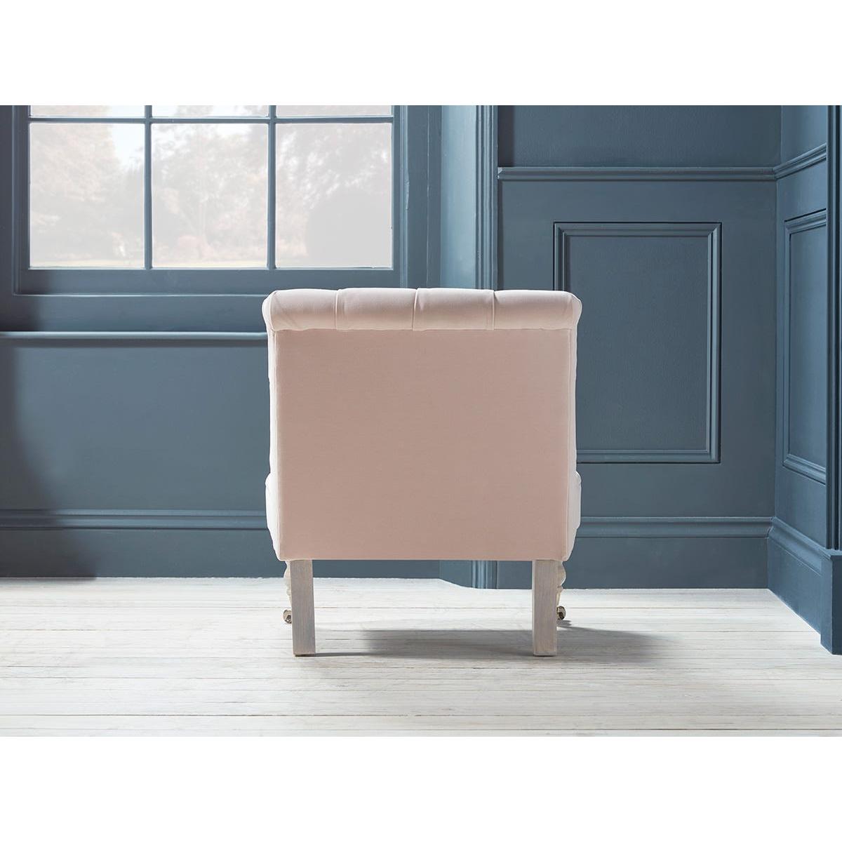 Domme Armchair – Ocean Opulent Cotton Velvet – image 9