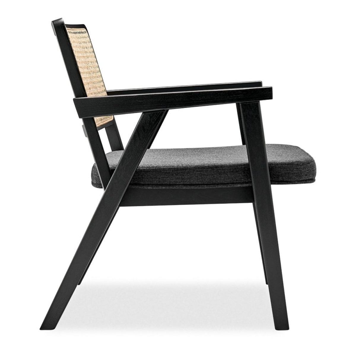 £100 Off Lambert Wooden Accent Chair, Dark Grey & Black – image 4
