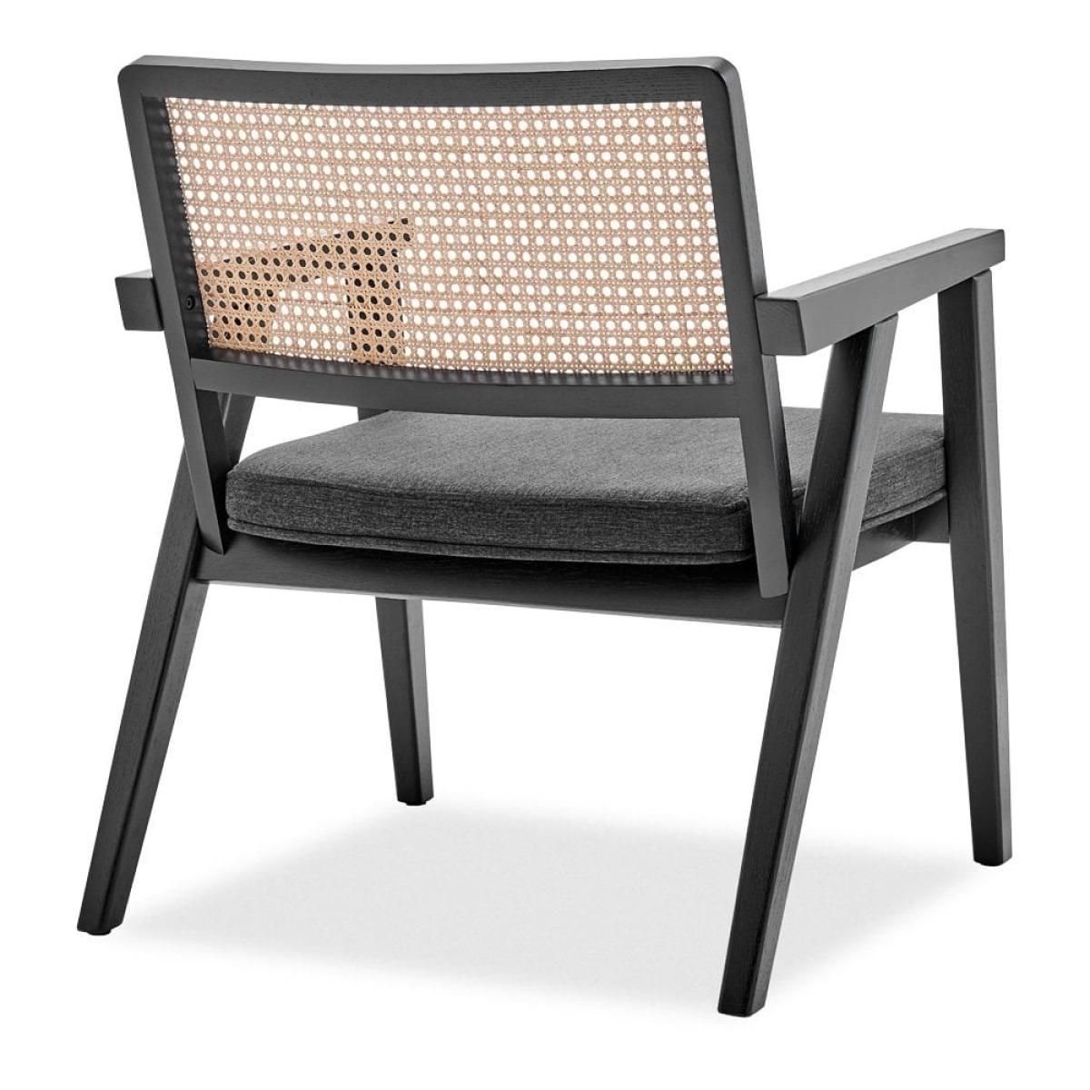 £100 Off Lambert Wooden Accent Chair, Dark Grey & Black – image 5