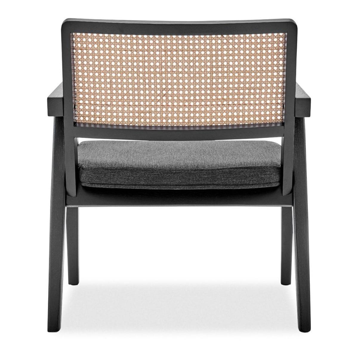 £100 Off Lambert Wooden Accent Chair, Dark Grey & Black – image 6