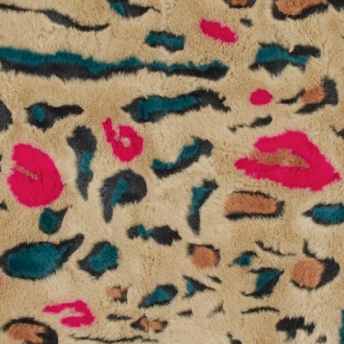 Elsie Leopard Brights Faux Fur Cocktail Chair – image 6