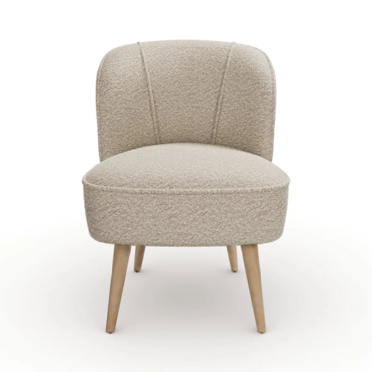 Elsie Tonal Boucle Cocktail Chair – image 7