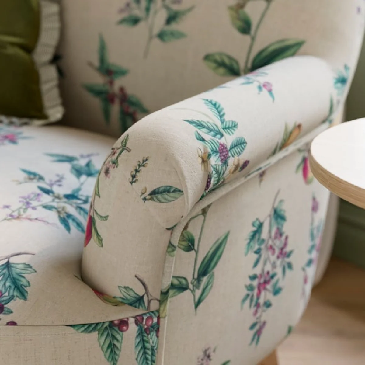 Petit Botanical Orchard Print Occasional Armchair – image 3