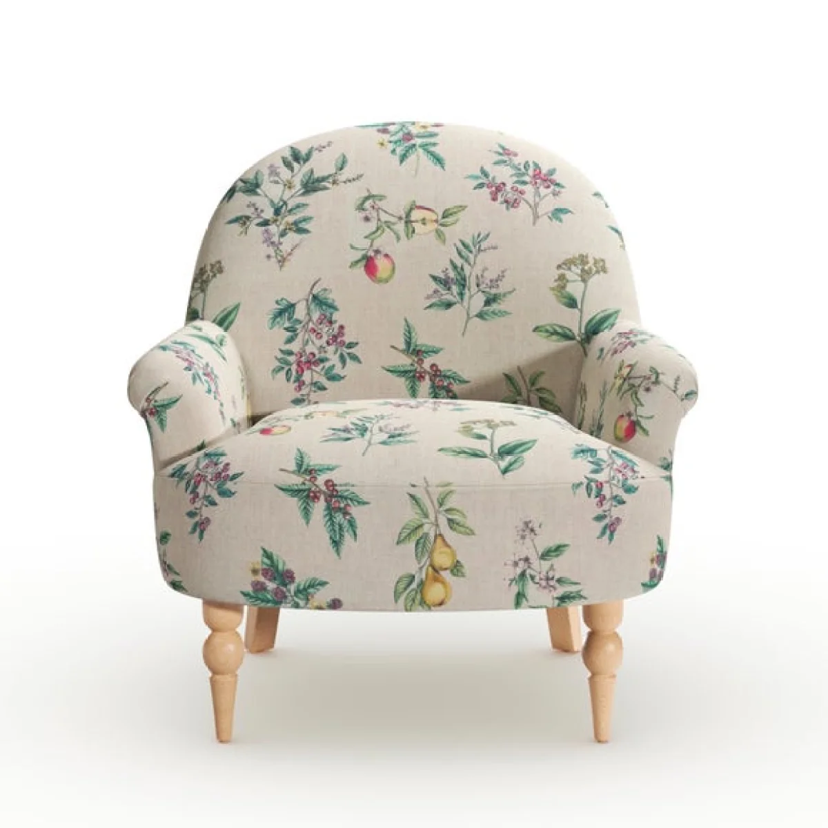 Petit Botanical Orchard Print Occasional Armchair – image 7