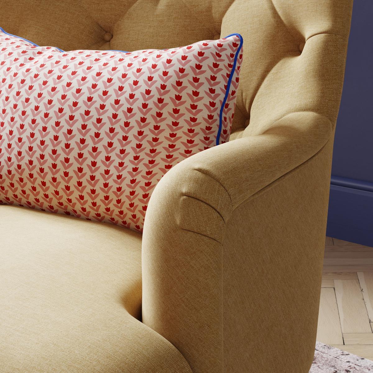 Return - Arianna Button Back Accent Chair, Honey – image 3