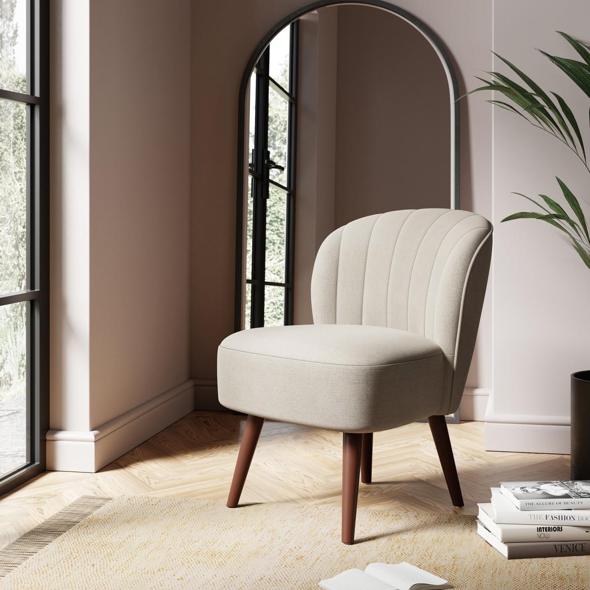 Colette Natural Flatweave Accent Chair – image 2