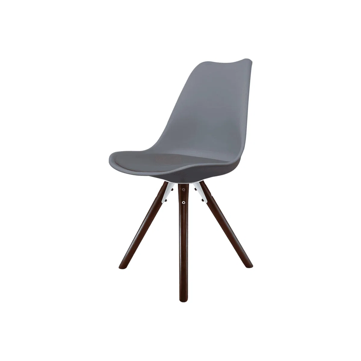 Fusion Living Soho Plastic Dining Chair with Pyramid Legs – image 1