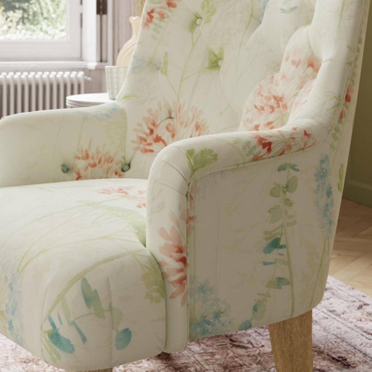 Arianna Flatweave Country Meadow Occasional Armchair – image 3