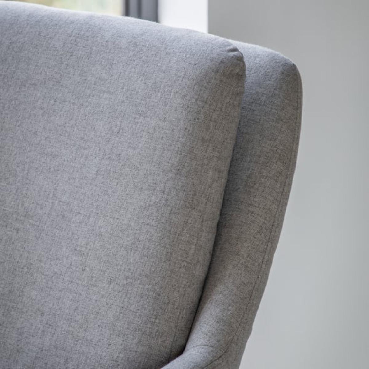 Return - Floris Metal Frame Fabric Accent Chair – image 3