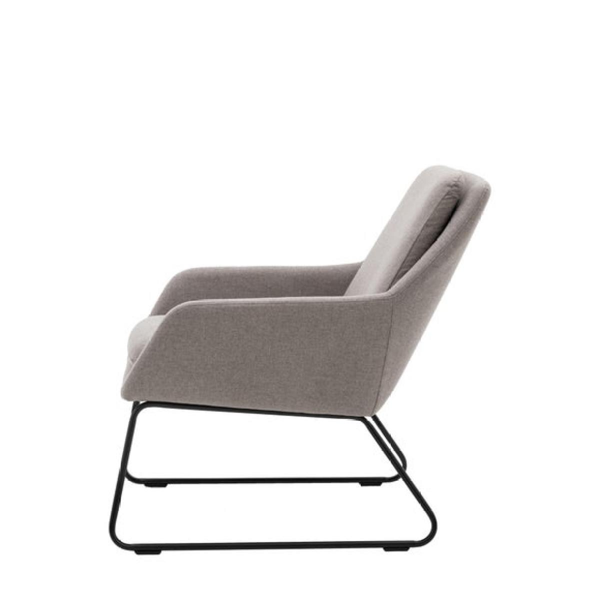 Return - Floris Metal Frame Fabric Accent Chair – image 5
