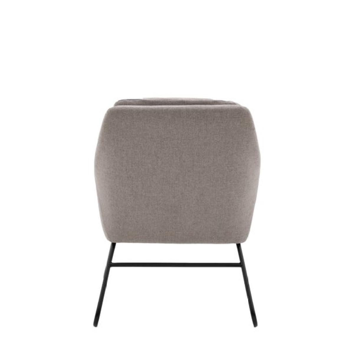 Return - Floris Metal Frame Fabric Accent Chair – image 6