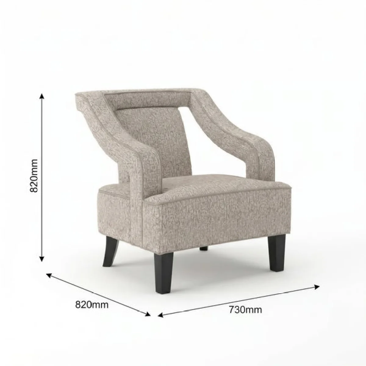 Sofia Chenille Accent Chair – image 8