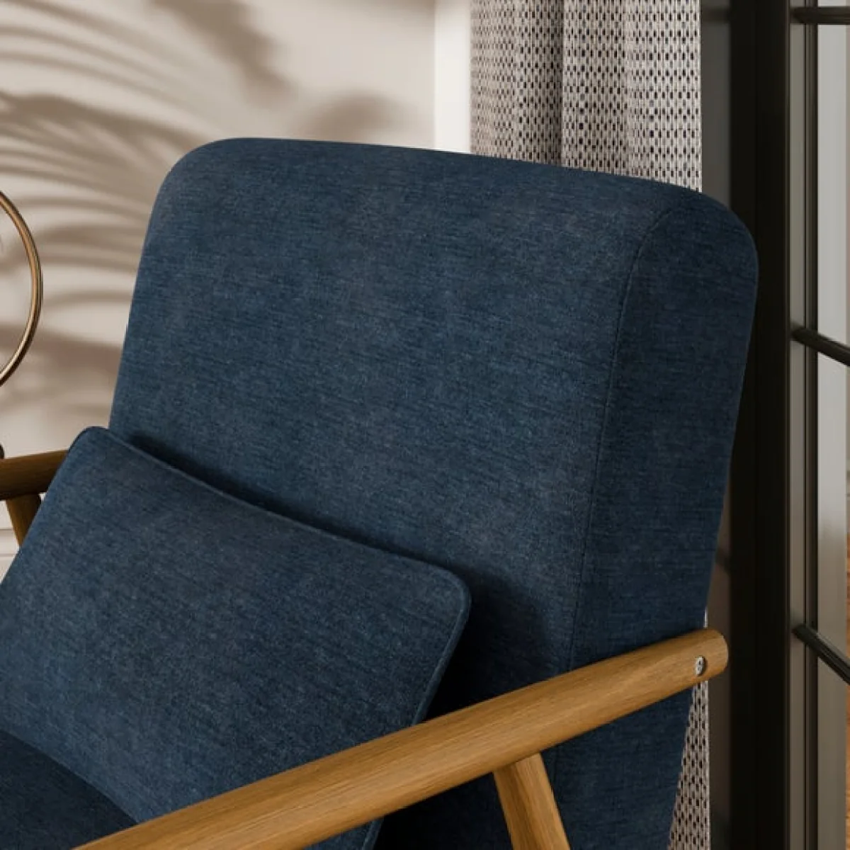 Alpine Chenille Spindle Chair – image 3