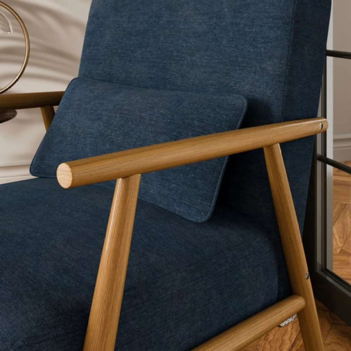 Alpine Chenille Spindle Chair – image 4