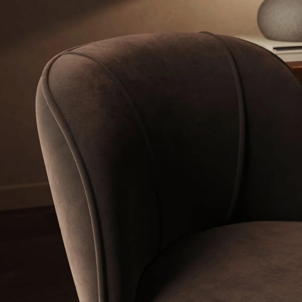 Elsie Velvet Cocktail Chair – image 3