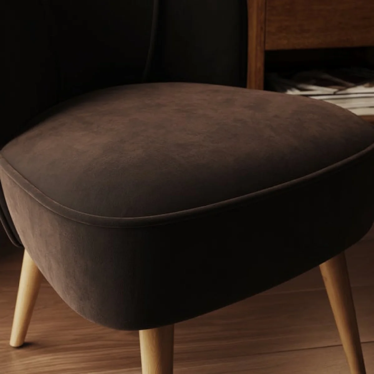 Elsie Velvet Cocktail Chair – image 4