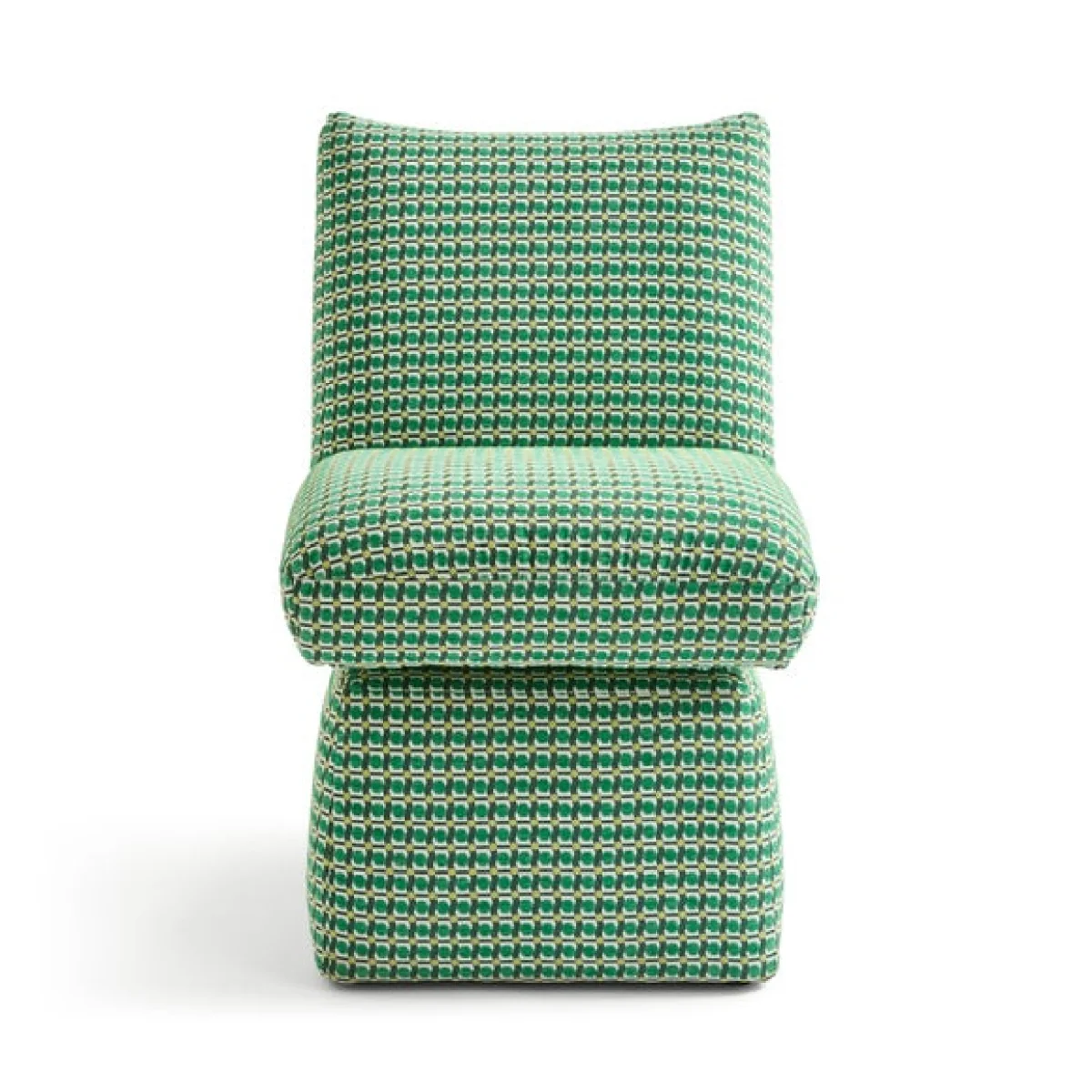 Yinka Ilori Swivel Dining Chair, Sweet Flows Green Fabric – image 6