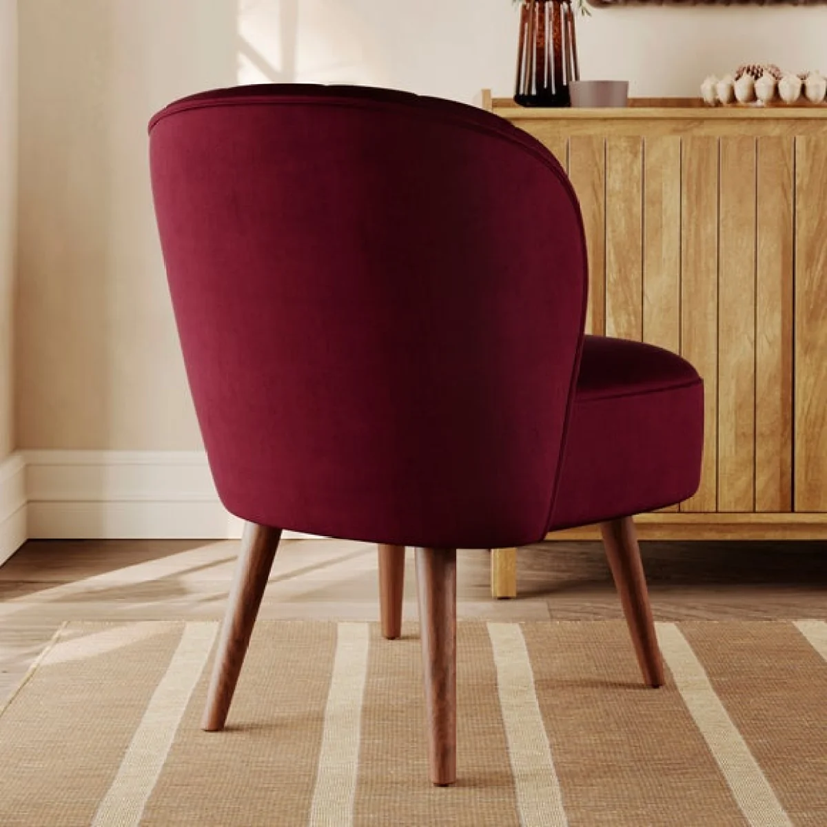 Colette Velvet Accent Chair – image 2