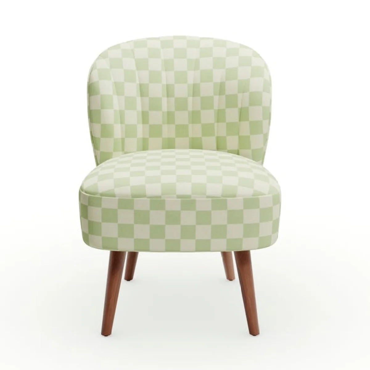 Colette Checkerboard Textured Weave Accent Chair – image 7