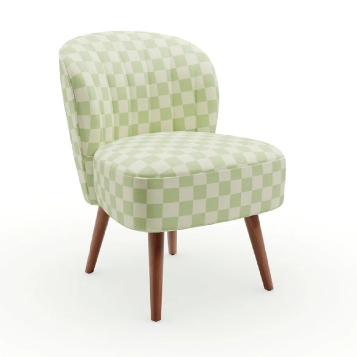 Colette Checkerboard Textured Weave Accent Chair – image 8