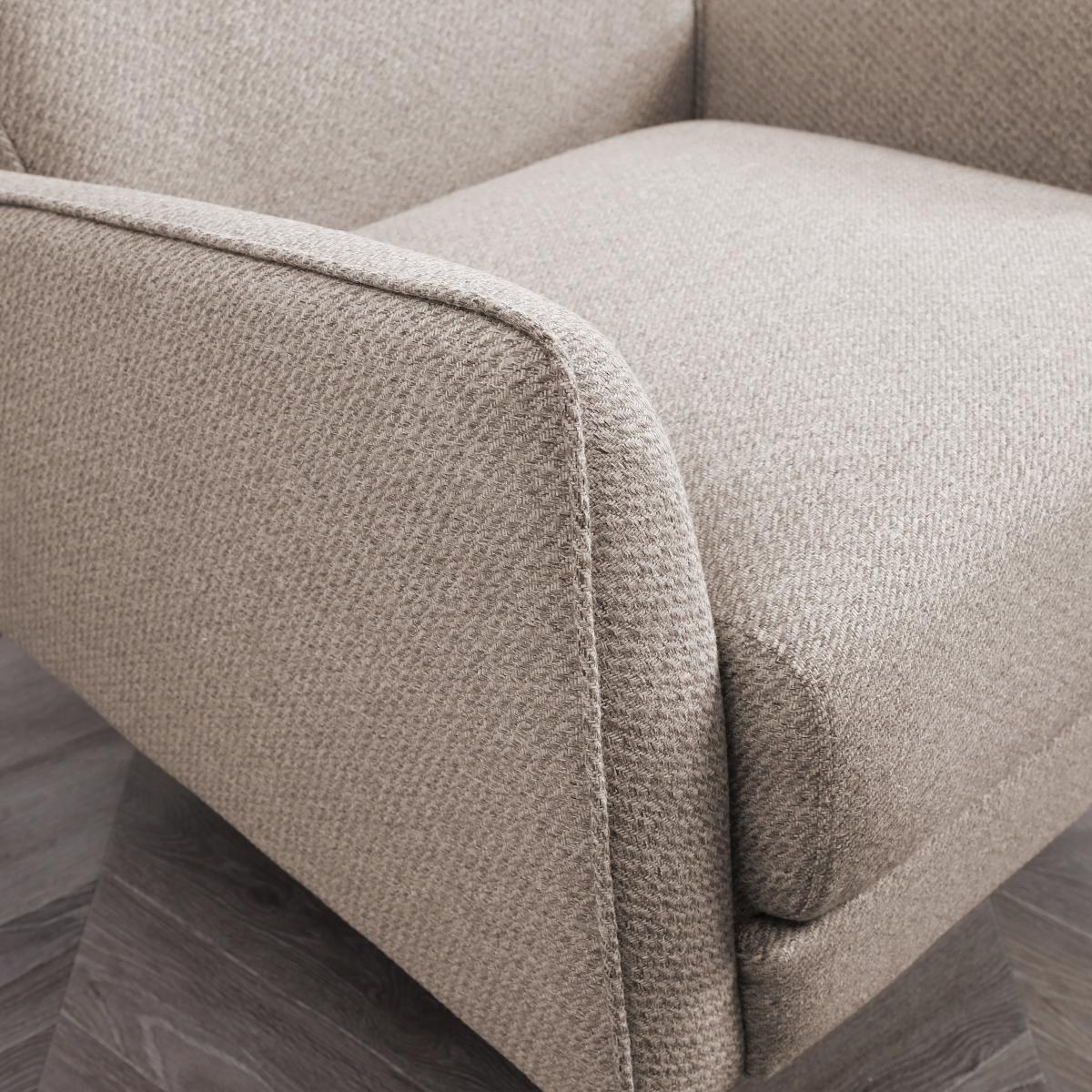 Clara Linen Effect Accent Chair Clara Natural – image 4