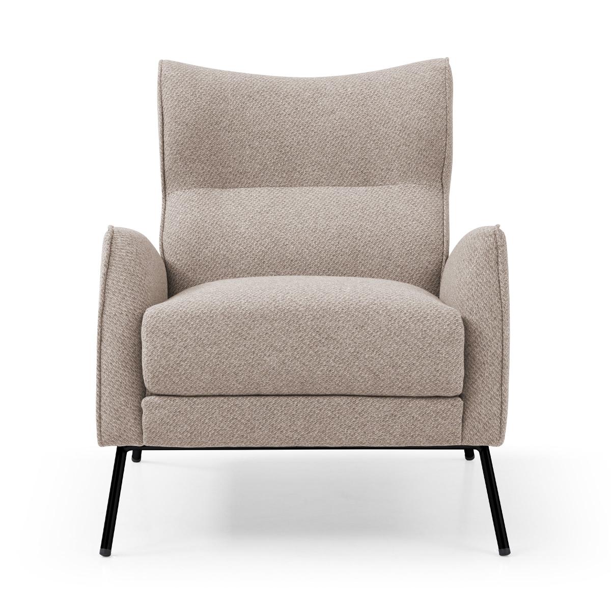 Clara Linen Effect Accent Chair Clara Natural – image 6