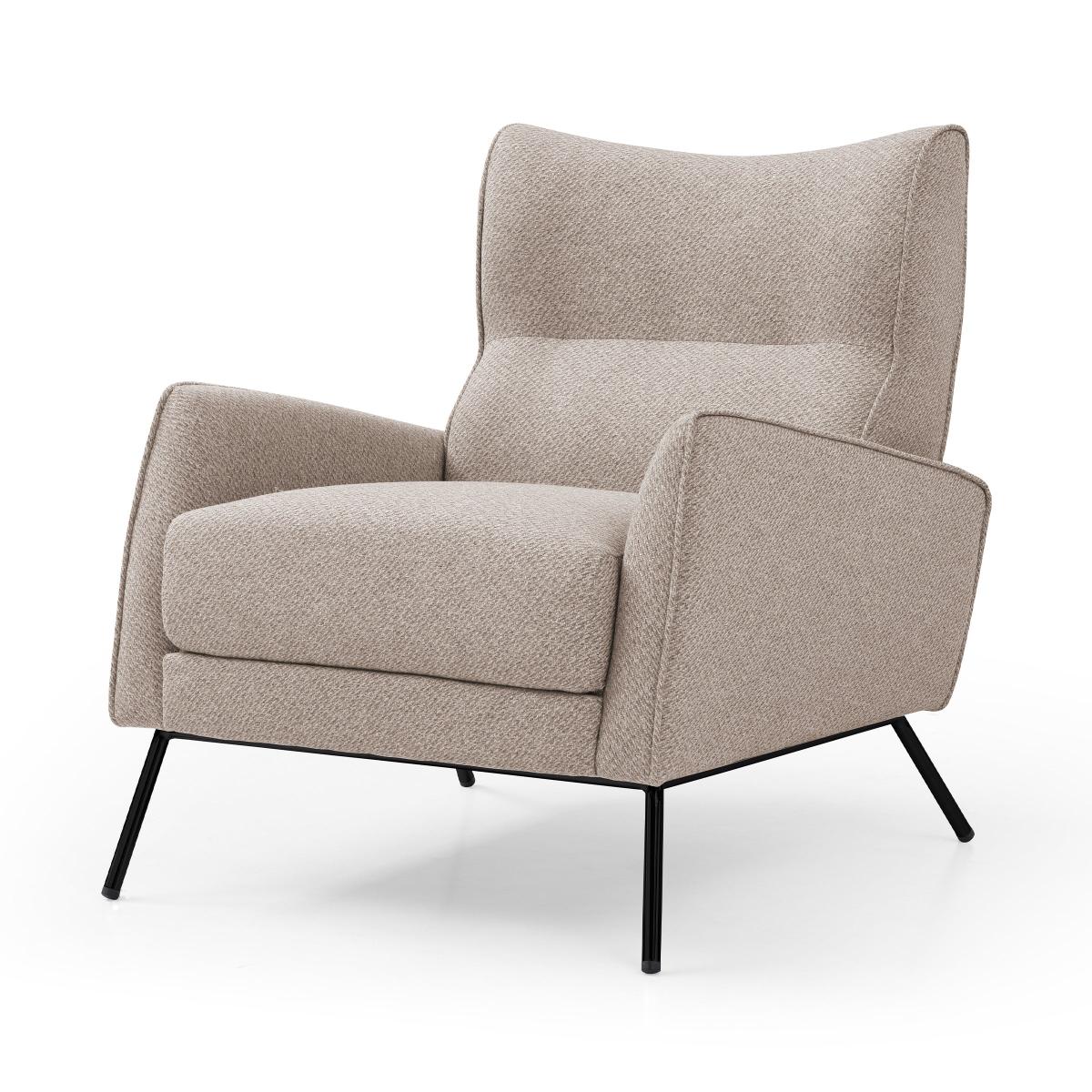 Clara Linen Effect Accent Chair Clara Natural – image 7