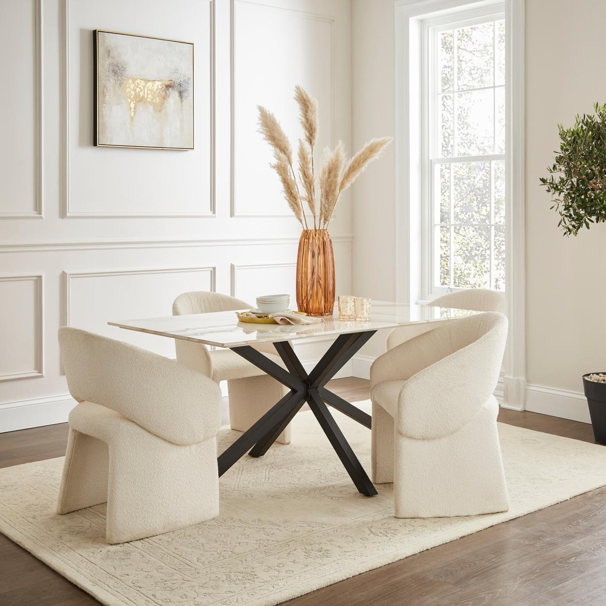 Fergie Dining Chair, Boucle – image 2