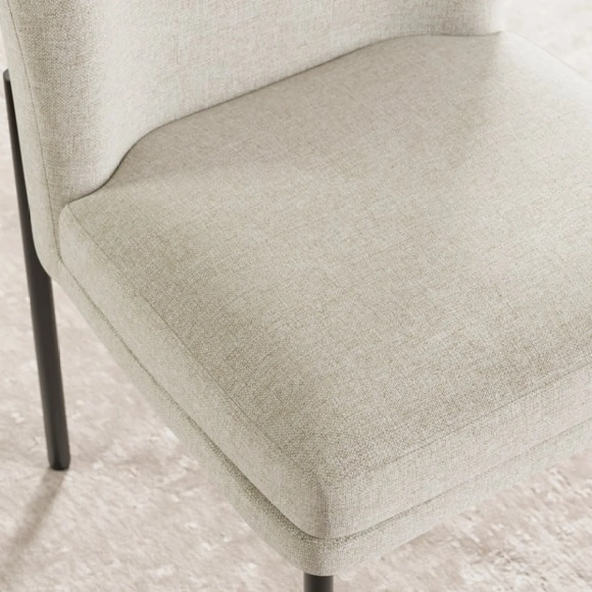 Carey Double Upholstered Dining Chair, Fabric – image 4