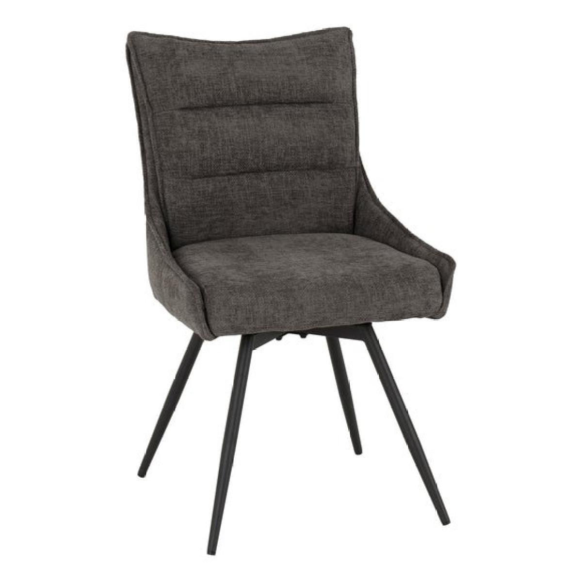 Lewis Set of 2 Swivel Dining Chairs, Fabric – image 4