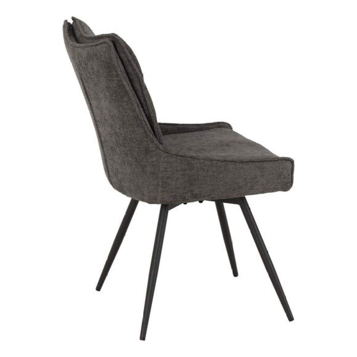 Lewis Set of 2 Swivel Dining Chairs, Fabric – image 6