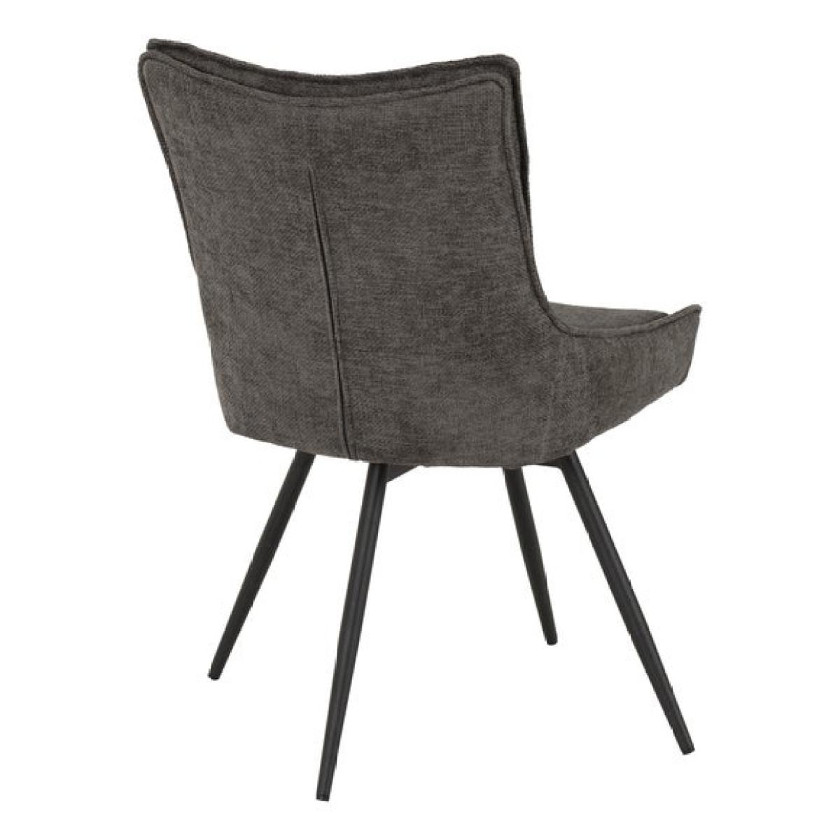 Lewis Set of 2 Swivel Dining Chairs, Fabric – image 7