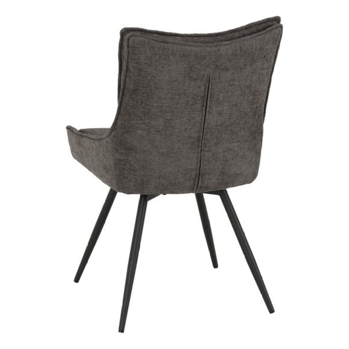 Lewis Set of 2 Swivel Dining Chairs, Fabric – image 8