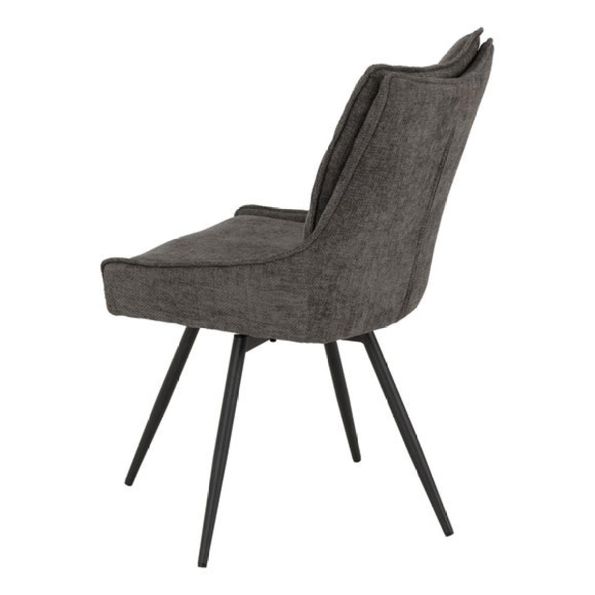 Lewis Set of 2 Swivel Dining Chairs, Fabric – image 9