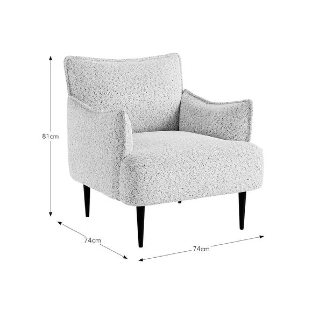 Rylee Fleck Boucle Occasional Armchair – image 8