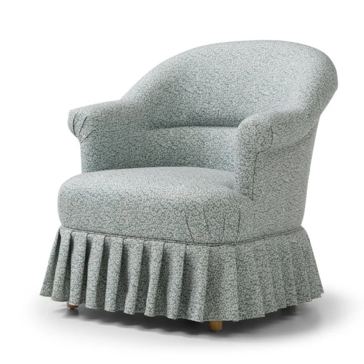 Goldie Frill Ditsy Print Accent Chair – image 7