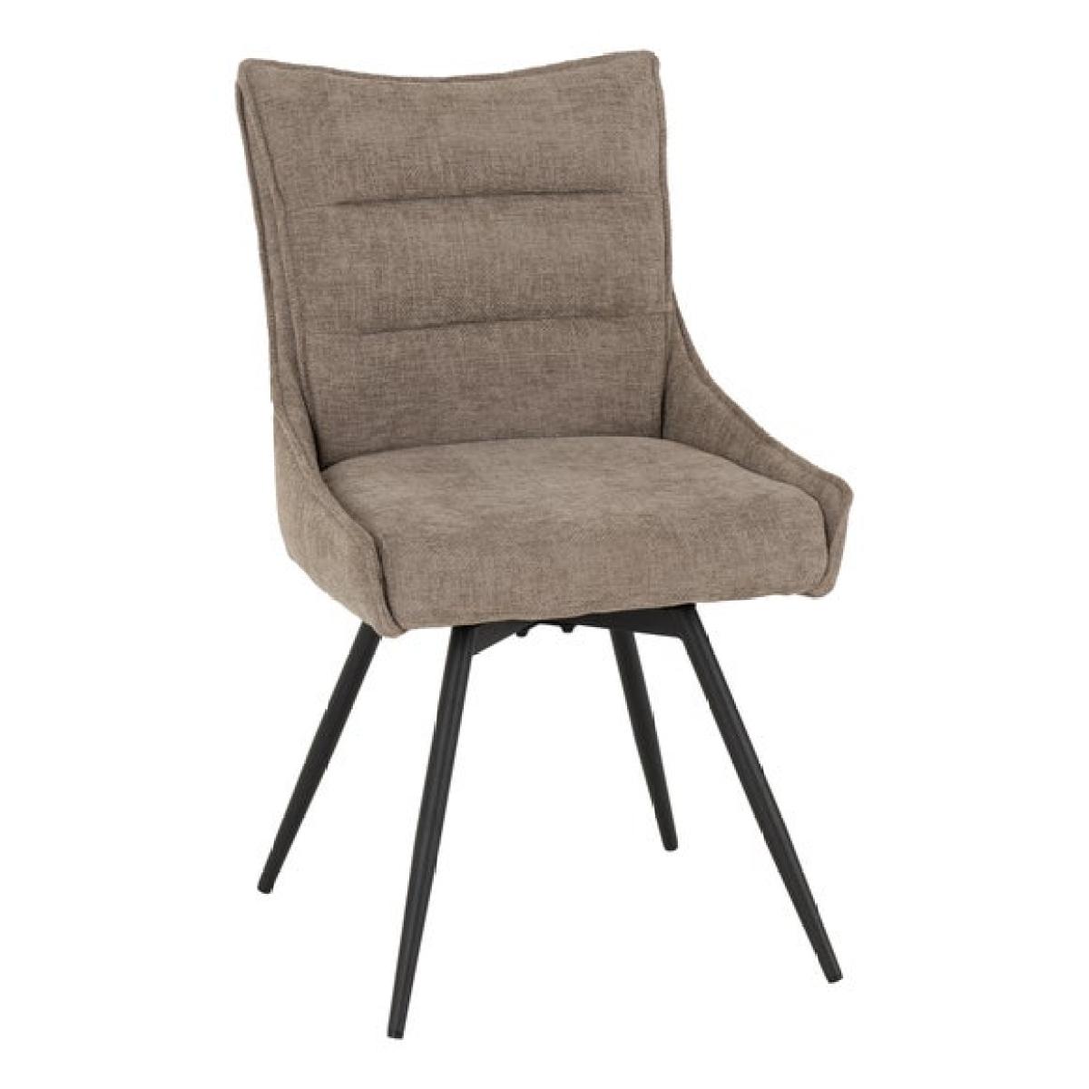 Lewis Set of 2 Swivel Dining Chairs, Fabric – image 4