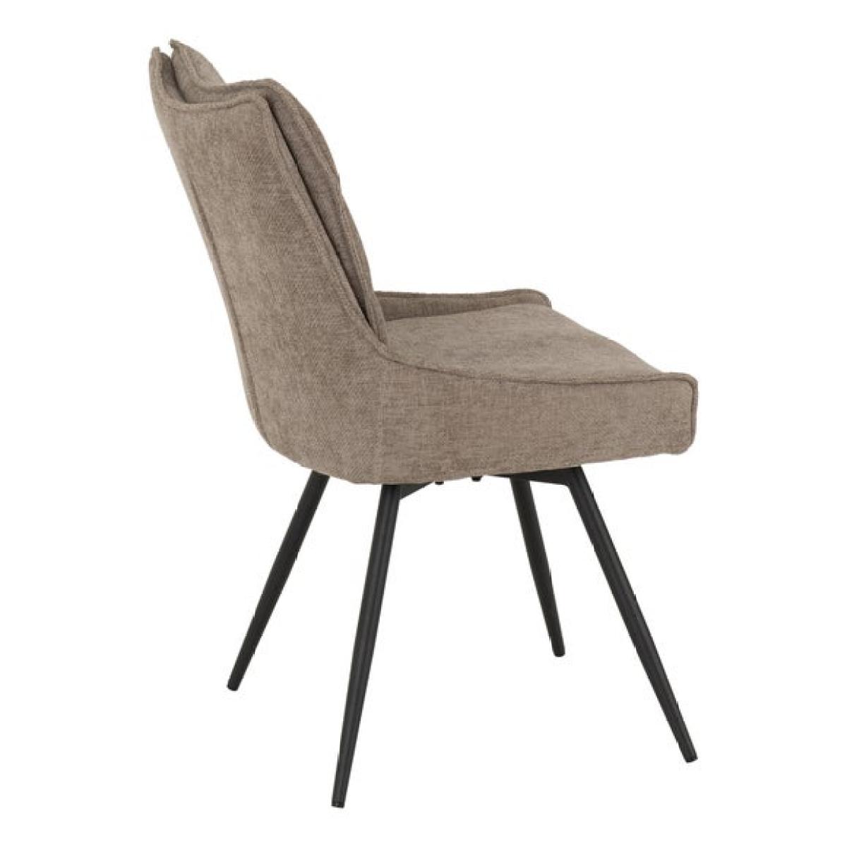 Lewis Set of 2 Swivel Dining Chairs, Fabric – image 6