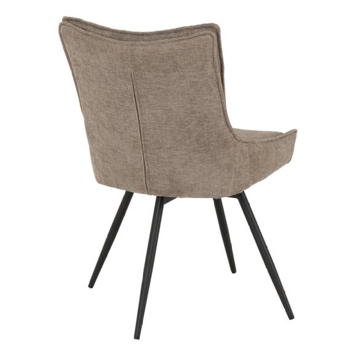 Lewis Set of 2 Swivel Dining Chairs, Fabric – image 7