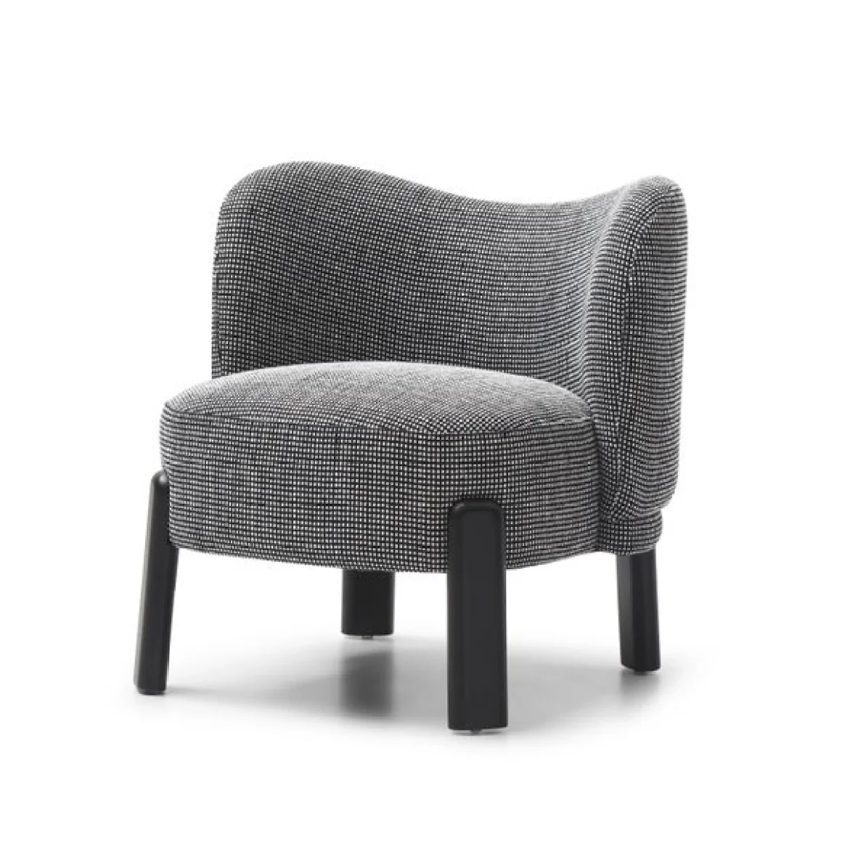 Return - Cora Two Tone Woven Fabric Accent Chair – image 6