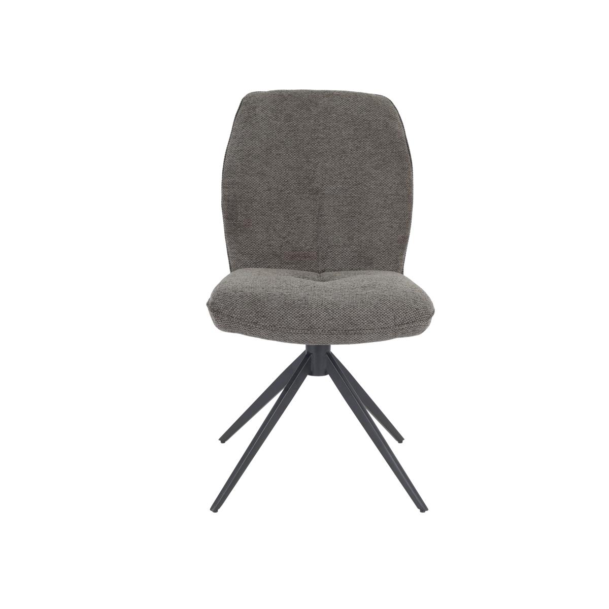 Indus Valley Set of 2 Pebble Swivel Dining Chairs – image 2