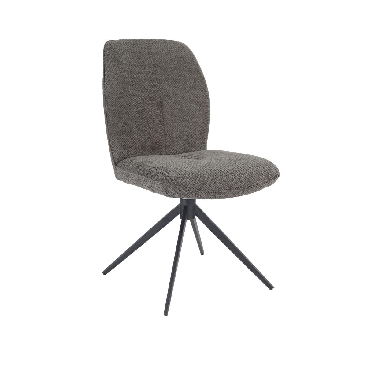 Indus Valley Set of 2 Pebble Swivel Dining Chairs – image 3
