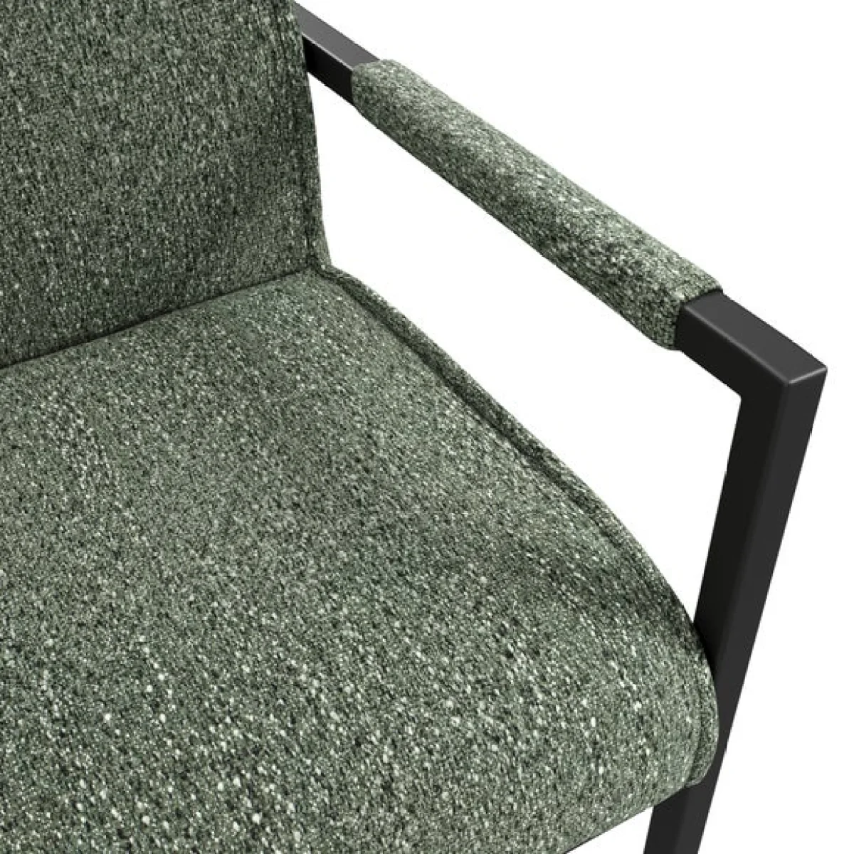 Set of 2 Cleaver Tweed Dining Chairs with Arms – image 6