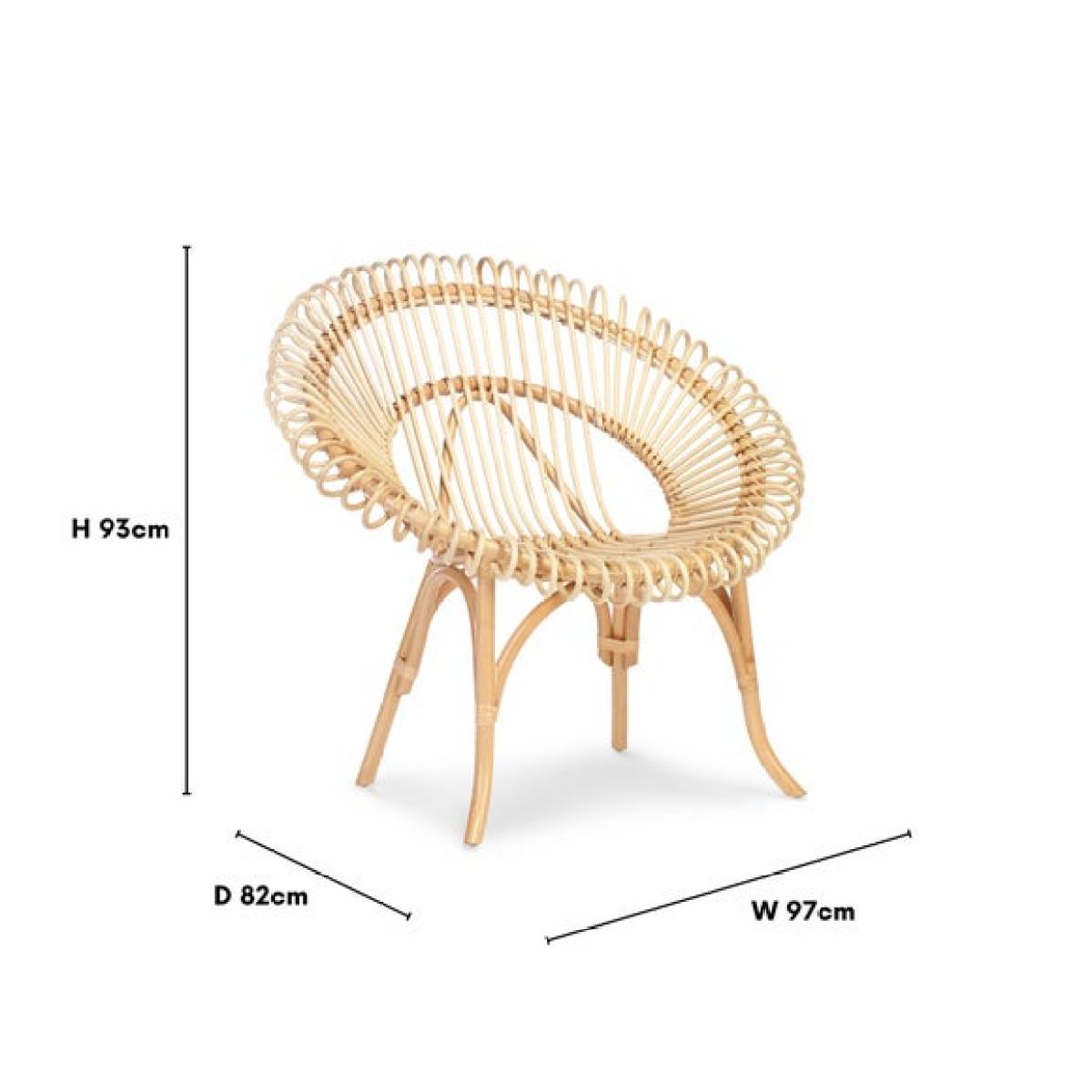 Desser Shanghai Rattan Chair – image 4