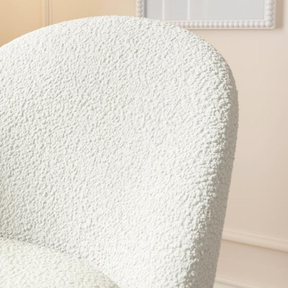 Lora Sherpa Storage Cocktail Chair – image 3