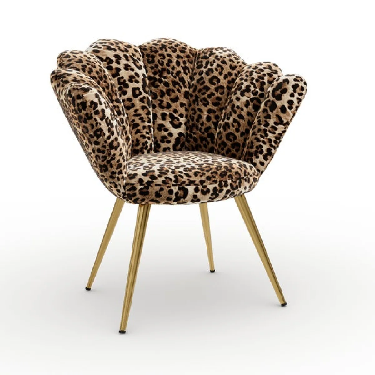 Vivian Leopard Print Velvet Cocktail Chair – image 8