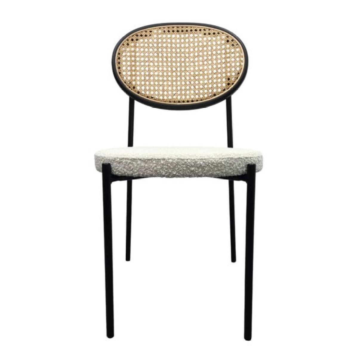Fusion Living Paris Boucle Dining Chair – image 3