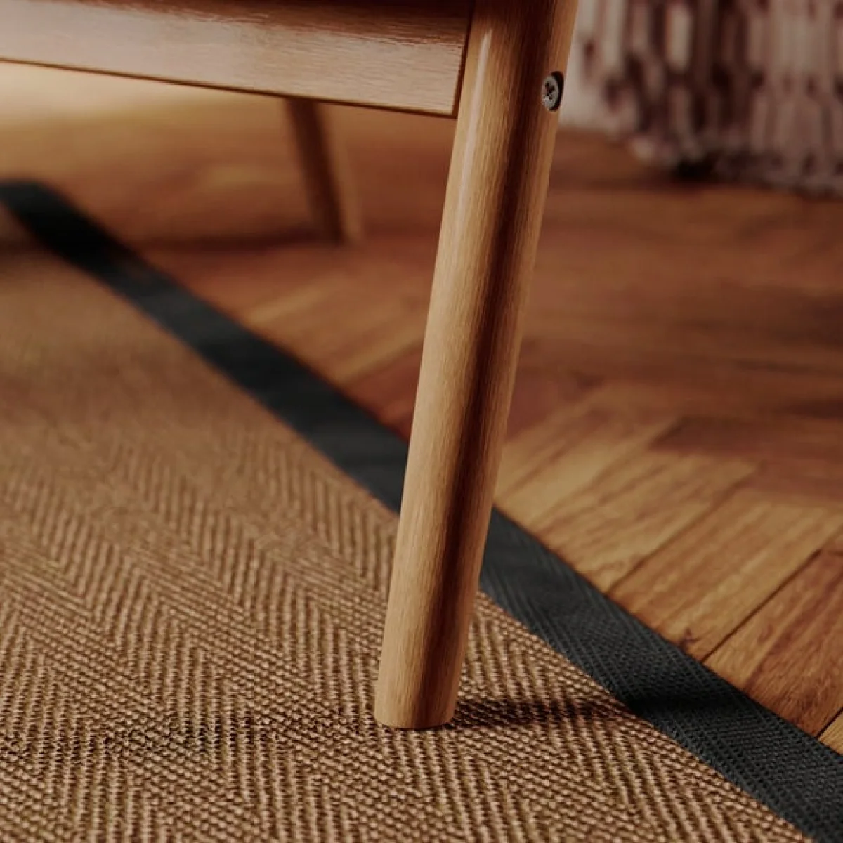 Alpine Zig Zag Chenille Spindle Chair – image 5