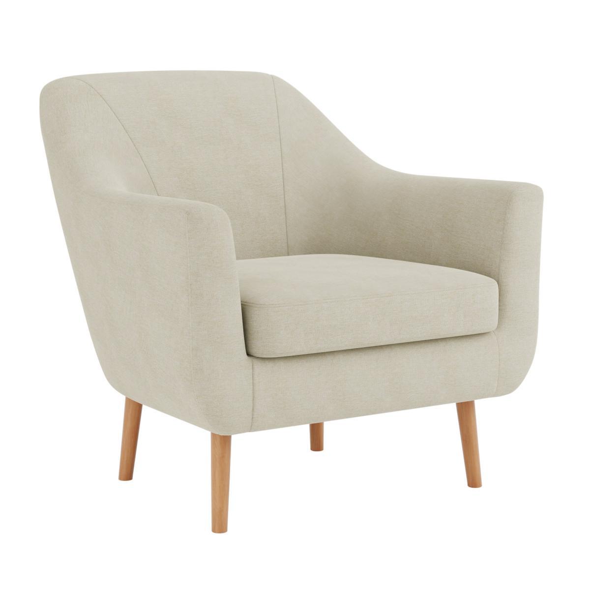 Eddie Fabric Tub Chair Natural – image 3