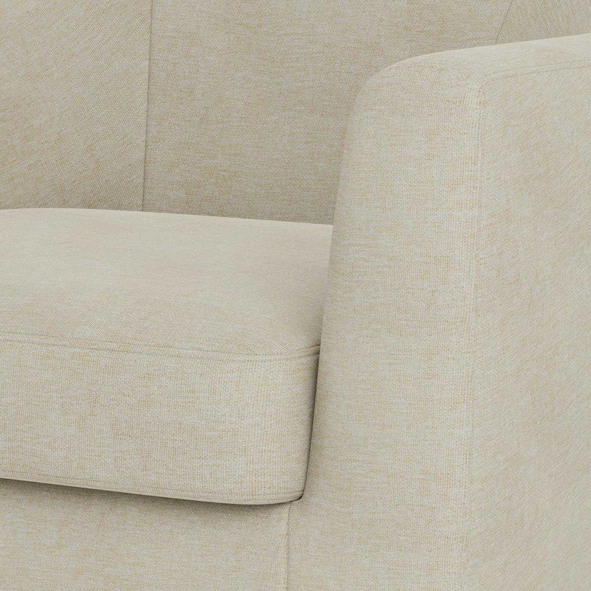 Eddie Fabric Tub Chair Natural – image 4